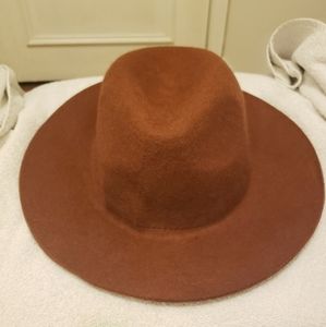 Afends 100% Wool Brown Fedora
